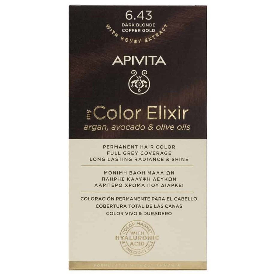 Apivita My Color Elixir N6.43 Ξανθό έντονο χάλκινο