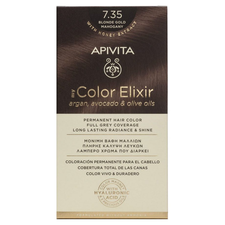 Apivita My Color Elixir N7.35 Ξανθό μελί μαονί