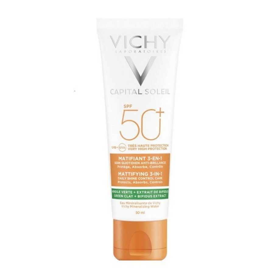 Vichy Capital Soleil Matifiat sunscreen face 3 en 1 50ml