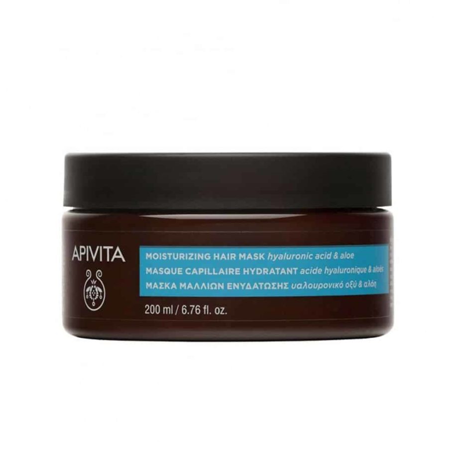 Apivita Moisturizing Hair Mask Hyaluronic Acid Aloe 200ml