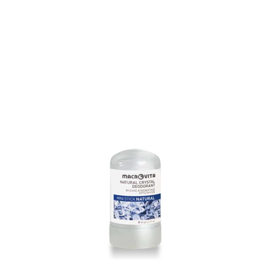 Macrovita Natural Crystal Deodorant Stick Mini 60gr