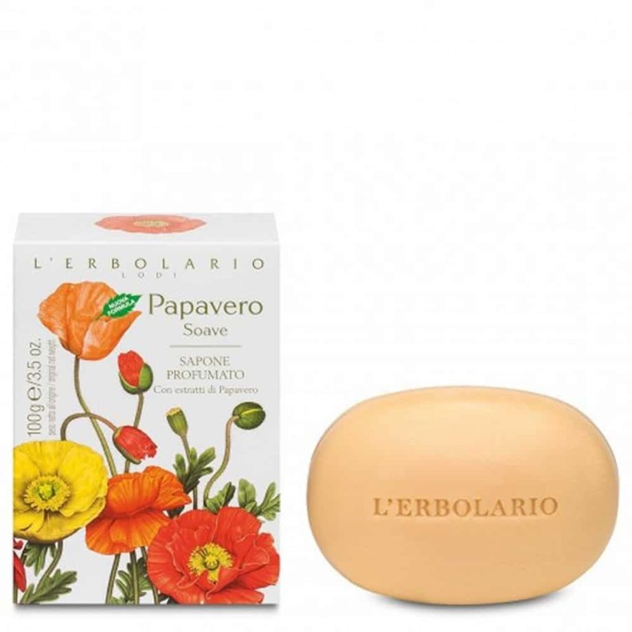 L'erbolario Perfumed Soap Papavero 100gr