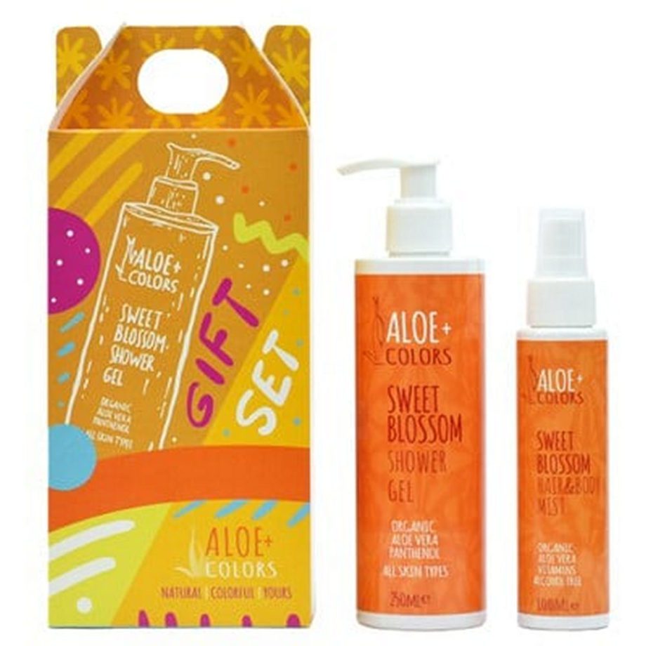 Aloe Colors Sweet Blossom Gift Set Sweet Blossom Shower Gel 250ml & Hair & Body Mist 100ml