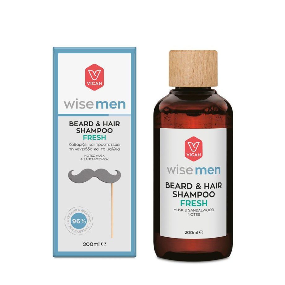 Vican Beard & Hair Shampoo Fresh 200ml