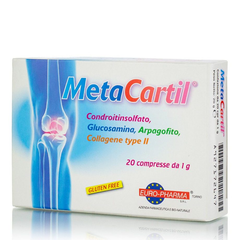 Euro-Pharma Metacartil Για Όστα και Αρθρώσεις 20 Δισκία