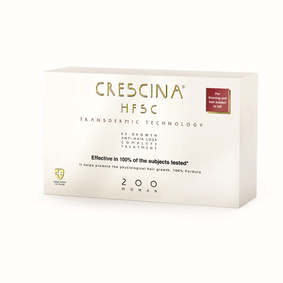 Crescina HFSC 100% Complete Treatment 200 Woman 10+10 Vials