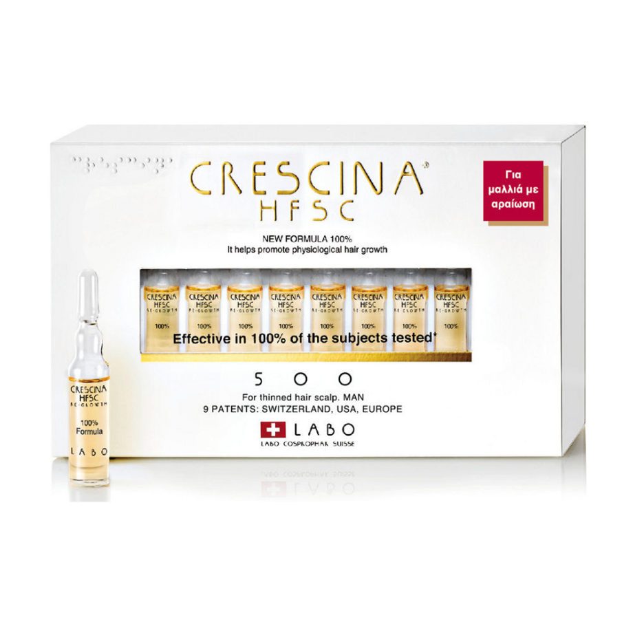 Crescina HFSC Transdermic 500 Man For Thinning Hair 20x3,5ml