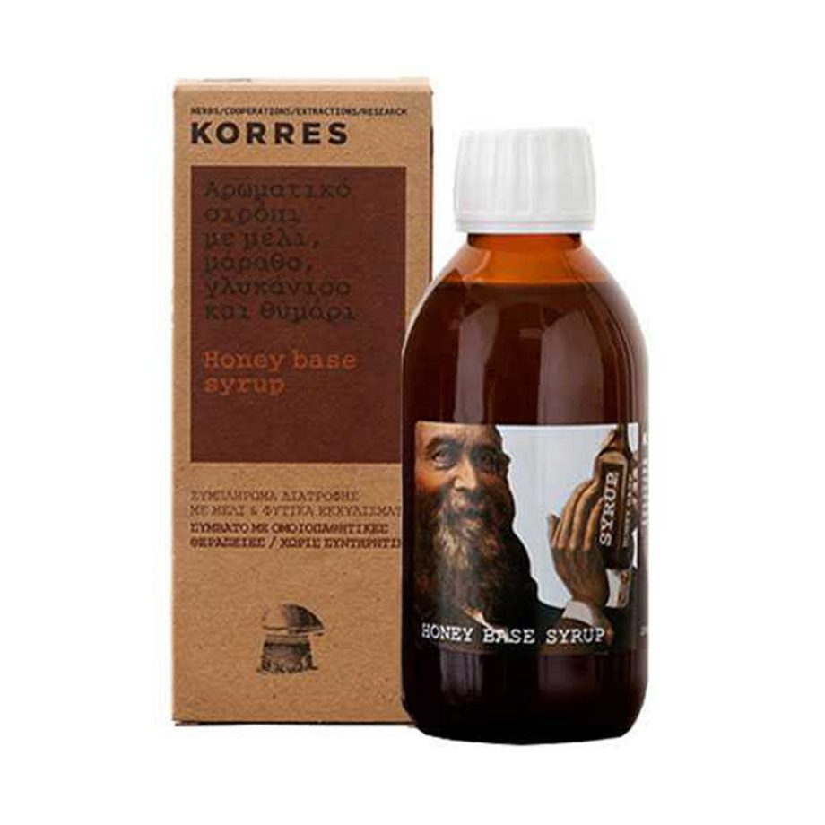 Korres Honey Base Syrup Αρωματικό Σιρόπι Με Μέλι 200ml