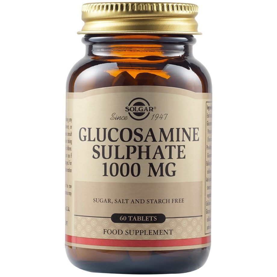 Solgar Glucosamine sulphate 1000mg Για τις αρθρώσεις 60 ταμπλέτες