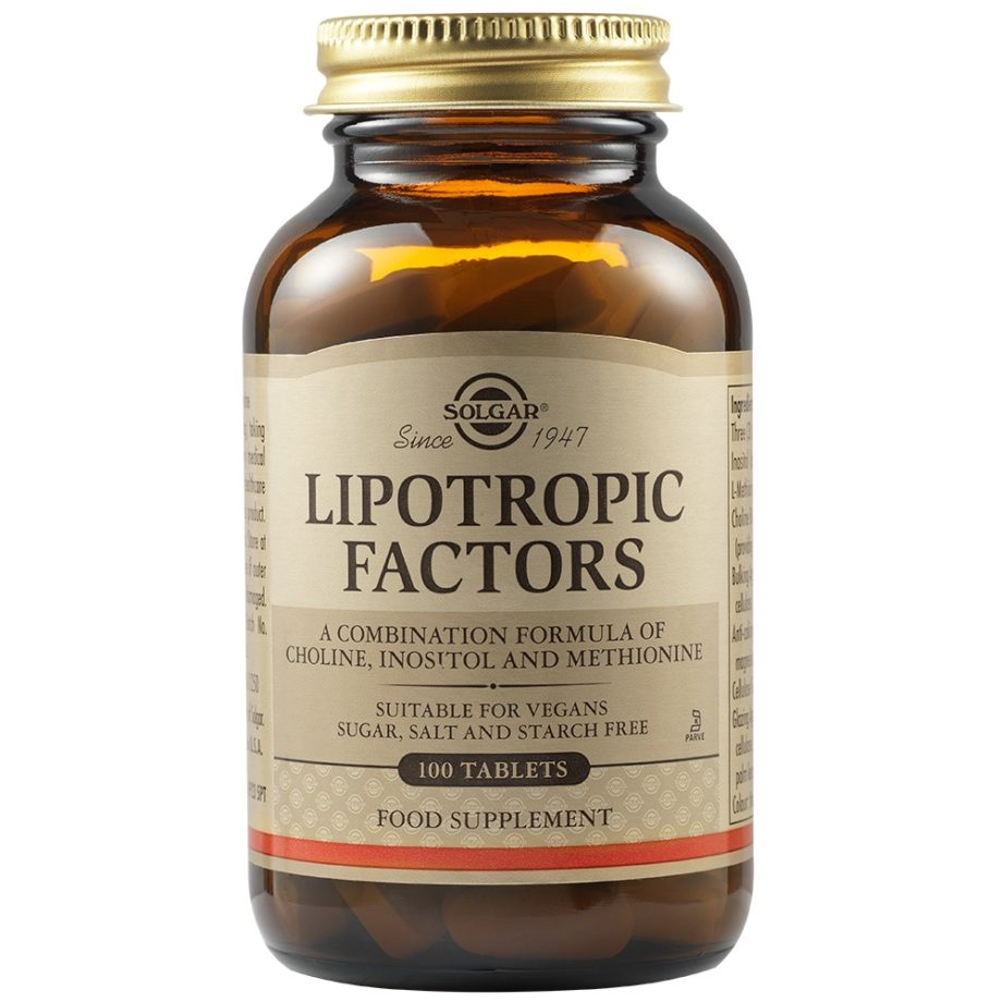 Solgar Lipotropic Factors 100 ταμπλέτες|Solgar Lipotropic Factors 100 ταμπλέτες αδυνατισμα καυση λιπους