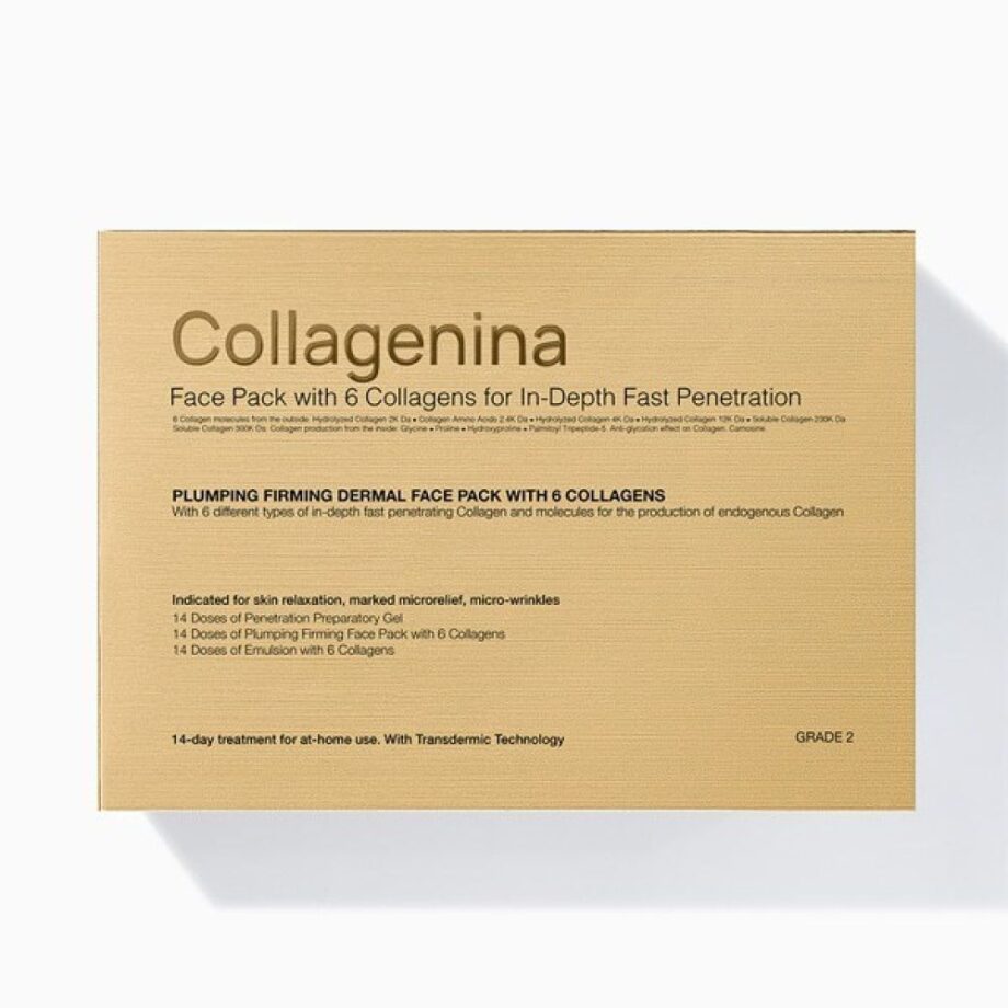 Labo Collagenina Promo Face Pack Grade 2 Σετ Αγωγής Προσώπου 6 Κολλαγόνων με Gel Προσώπου Προετοιμασίας Απορρόφησης, 30ml, Κρέμα Προσώπου, 50ml & Γαλάκτωμα Προσώπου, 30ml, 1σετ