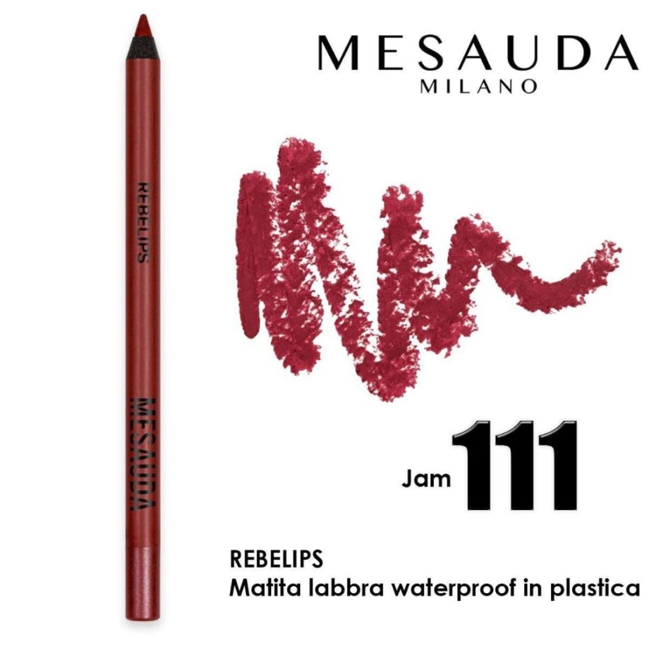 Mesauda Rebelips Lip Pencil Αδιάβροχο Μολύβι Χειλιών 111 Jam, 1.2g