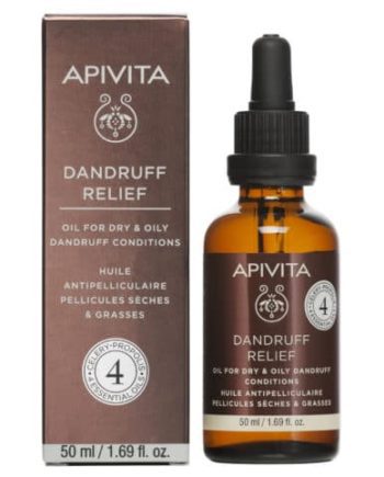 Apivita Dandruff Relief Oil For Dry & Oily Hair με Σέλερυ, Πρόπολη & 4 Αιθέρια Έλαια 50ml