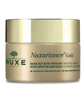 Nuxe Nuxuriance Gold Nutri-Fortifying Night Balm - Balm νύχτας για θρέψη και ενδυνάμωση για ξηρή επιδερμίδα που έχει γίνει εύθραυστη με τη πάροδο του χρόνου 50ml