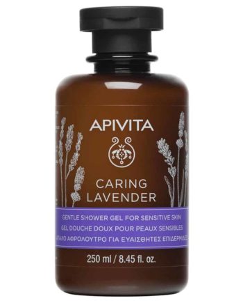 Apivita Caring Lavender Απαλό Αφρόλουτρο Για Ευαίσθητες Επιδερμίδες Υποαλλεργικό 300ml