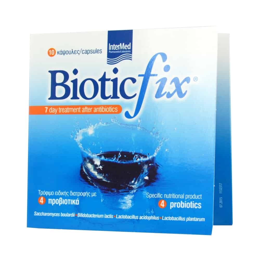 Intermed BioticFix με 4 προβιοτικά 10 κάψουλες
