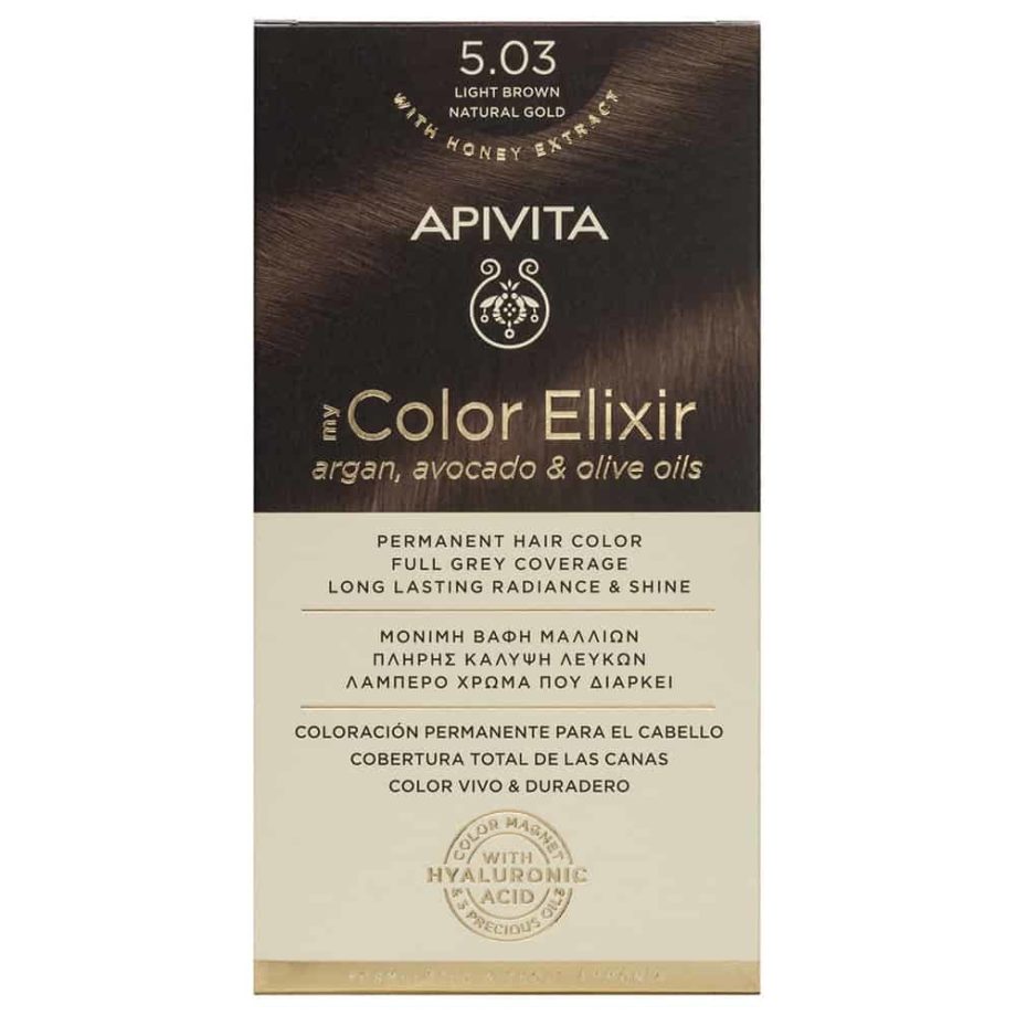 Apivita My Color Elixir N5.03 Καστανό ανοιχτό φυσικό μελί