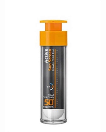 Frezyderm Active Sun Screen Face Cream Αντηλιακή Κρέμα Προσώπου με Πλούσια Υφή & Χρώμα SPF50+ 50ml