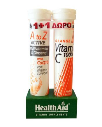 Health Aid Vitamin C 1000mg + A to Z Active 2x20 eff