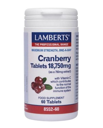 Lamberts Cranberry 18.750mg 60