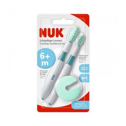 Nuk Set Εκπαιδευτικές Οδοντόβουρτσες 6-15m 2τμχ