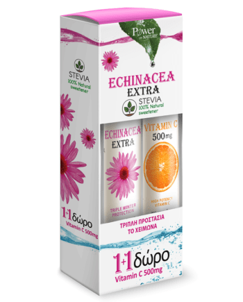 Power Health Echinacea Extra & Vitamin C 500mg 24+20 τμχ