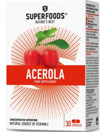 Superfoods Ασερόλα 30 κάψουλες