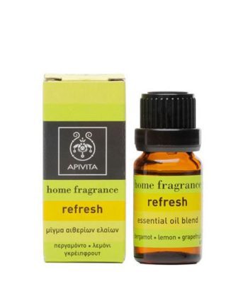 Apivita Αρωματικά Έλαια Home Fragrance Refresh με Περγαμόντο, Λεμόνι & Γκρειπφρούτ 10ml