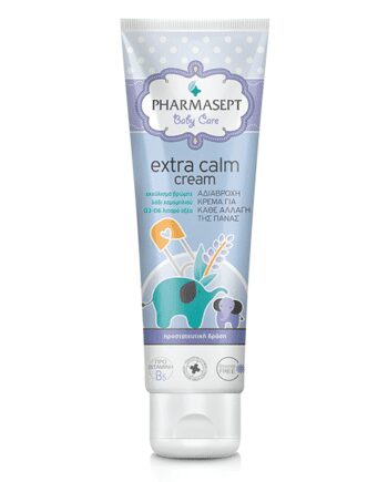 Pharmasept Baby Extra Calm Cream Φυσική αδιάβροχη κρέμα για κάθε αλλαγή της πάνας 150ml