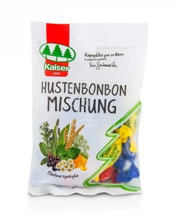 Kaiser Hustenbonbon Mischung Καραμέλες για το Βήχα 4 γεύσεις 60gr