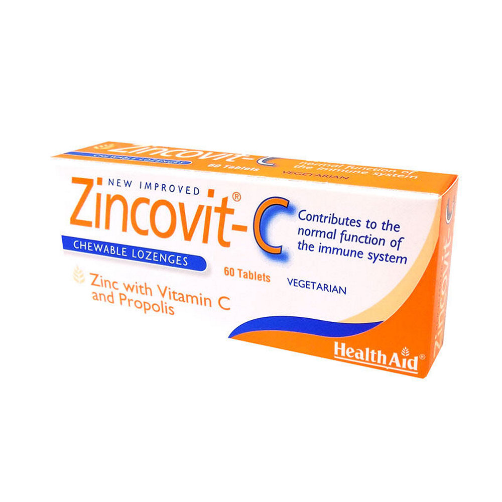 HealthAid Zincovit-C 60 παστίλιες μασώμενες