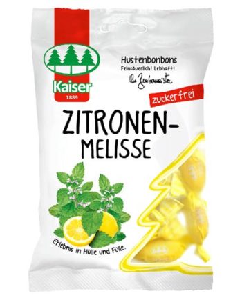 Kaiser Zitronenmelisse - Μελισσόχορτο & 13 Βότανα Καραμέλες για το Βήχα & τον Ερεθισμένο Λαιμό 60gr