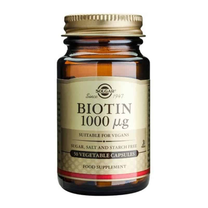 SOLGAR Biotin 1000μg 50 Φυτικές Κάψουλες