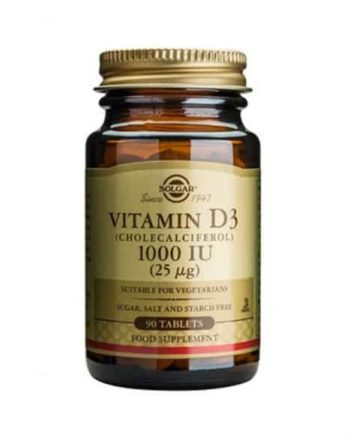 Solgar Vitamin D3 1000IU 25μg 90 ταμπλέτες