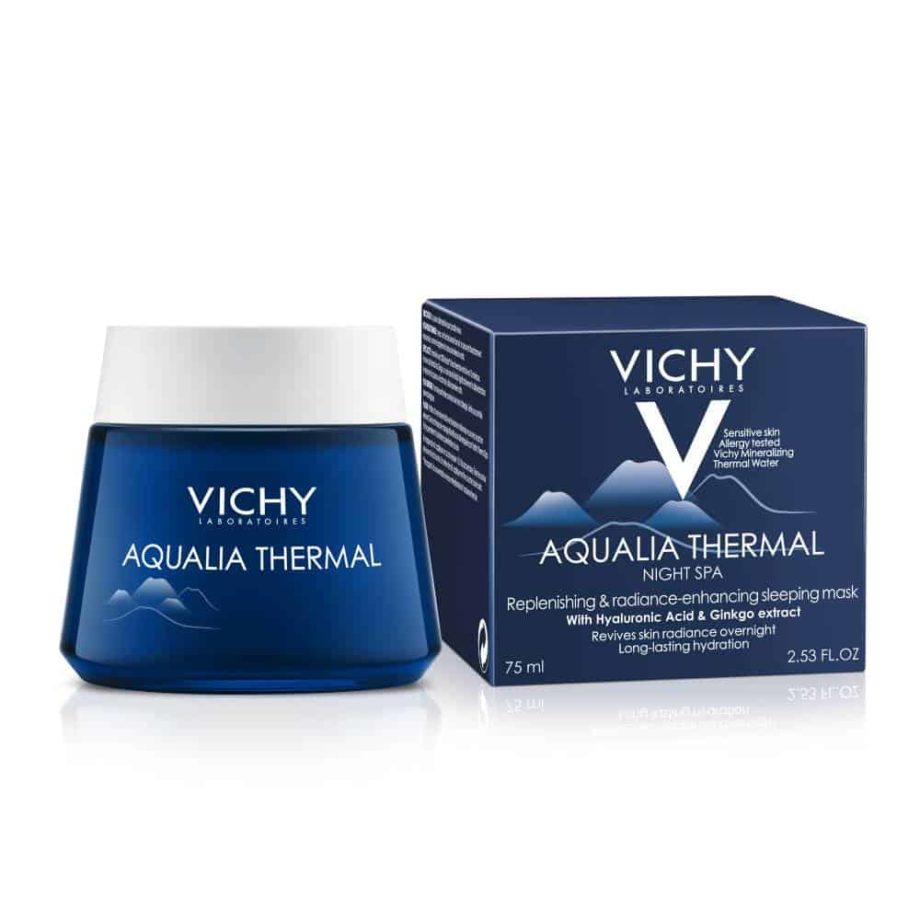 Vichy Aqualia Thermal Night Spa 75ml hyaluronic ενυδατωση sleeping mask