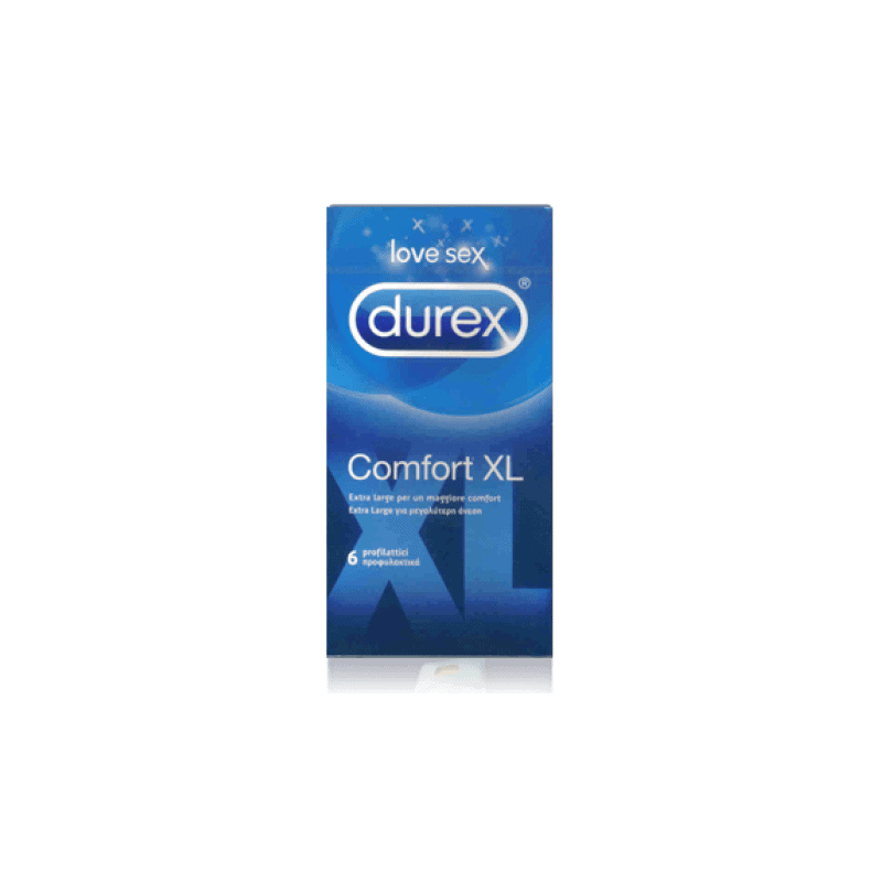 Durex Comfort XL - Προφυλακτικά - 6 τεμ.