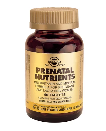 solgar Prenatal Nutrients tablets 60 tb εγκυμοσυνη θηλασμος