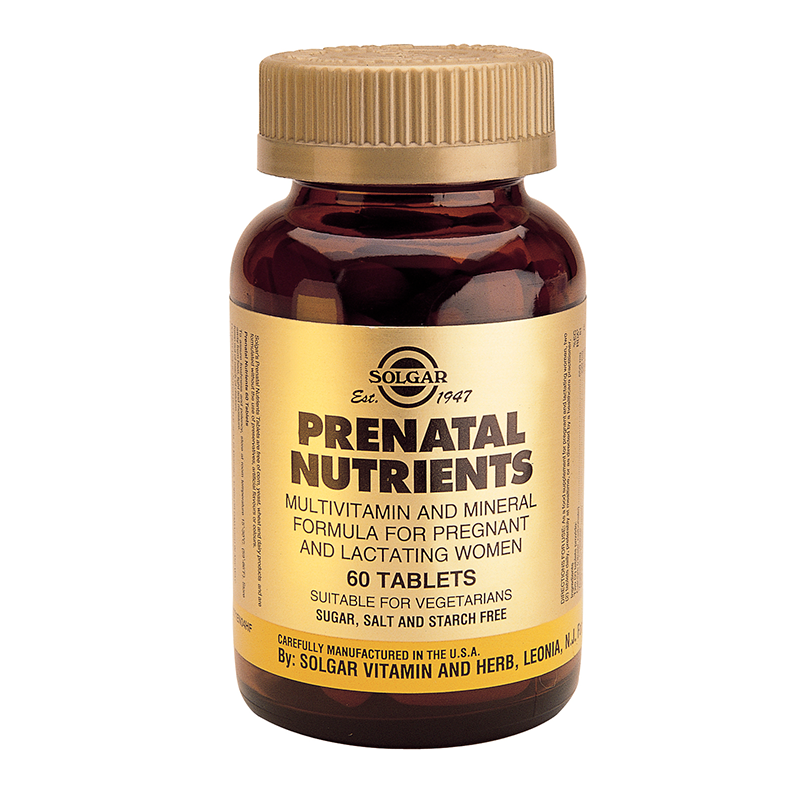 solgar Prenatal Nutrients tablets 60 tb εγκυμοσυνη θηλασμος
