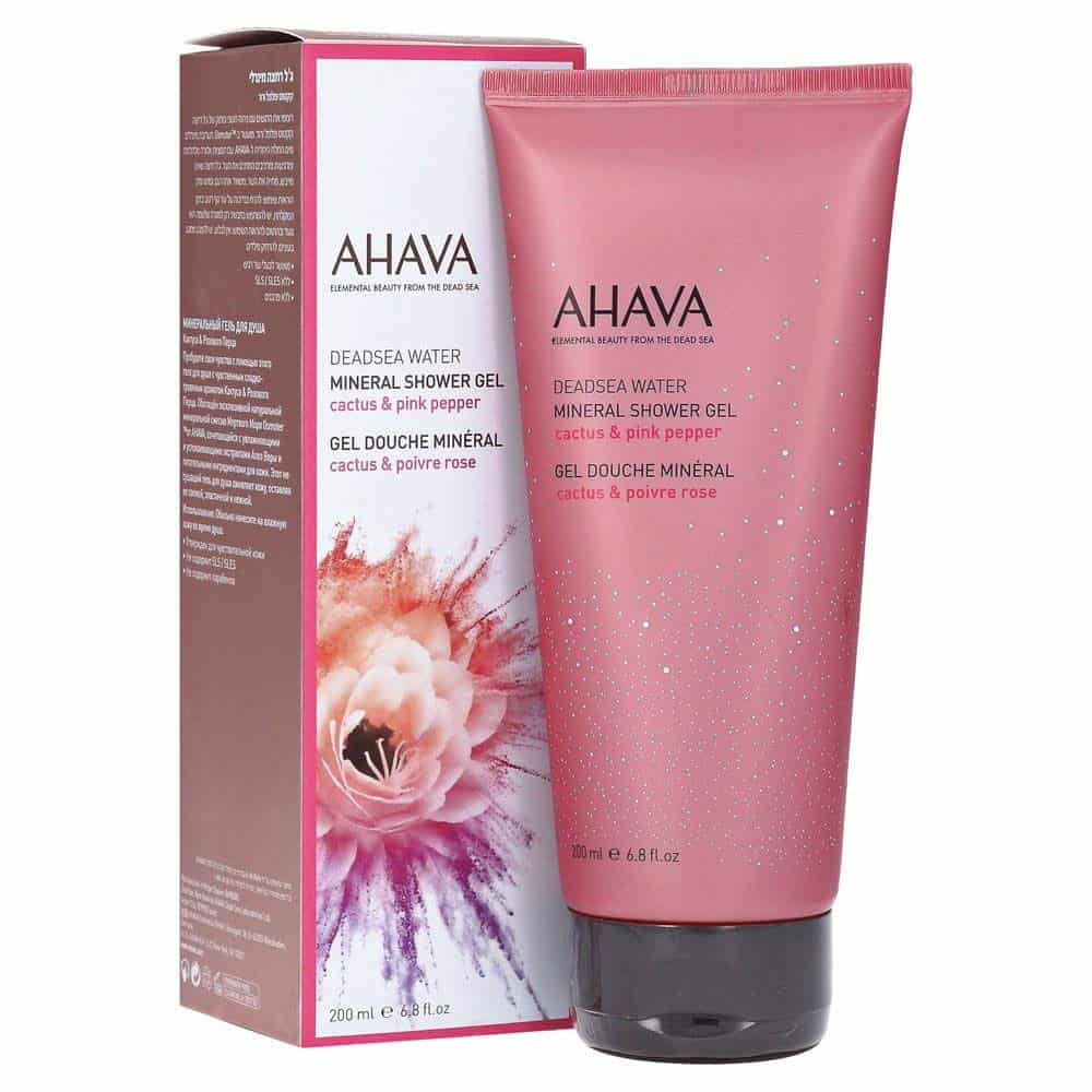 Ahava Deadsea Water Mineral Shower Gel Cactus Pink Pepper 200ml