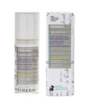 Korres 48h Deodorant Antipersprirant Protection With Organic Without parfum 30ml
