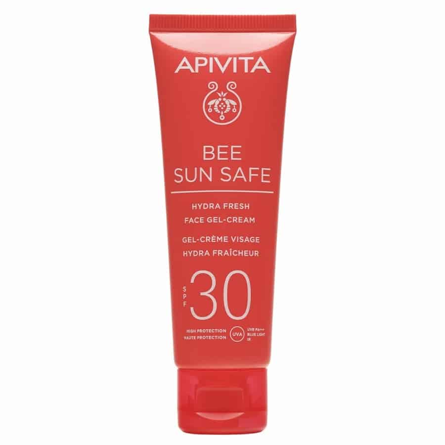 apivita bee sun safe Hydra fresh face gel cream spf30 oily skin