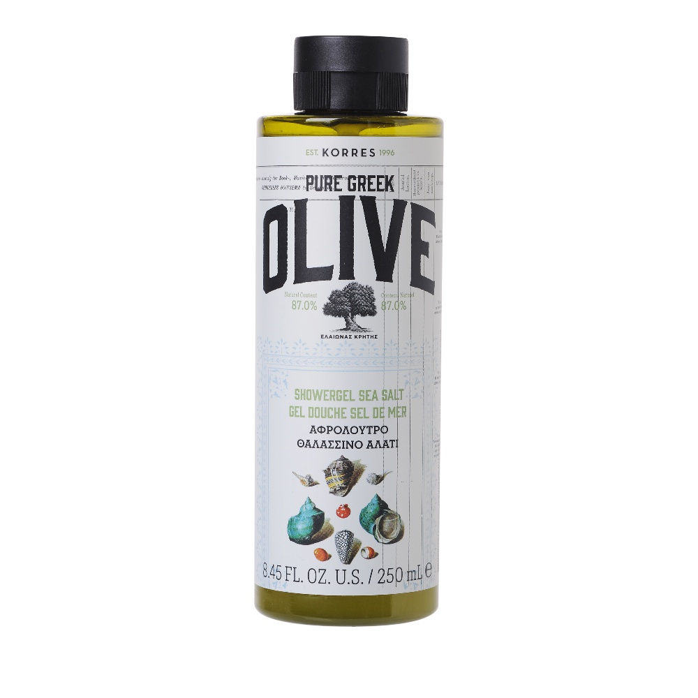 Korres Pure Greek Olive Shower Gel Sea Salt 250ml