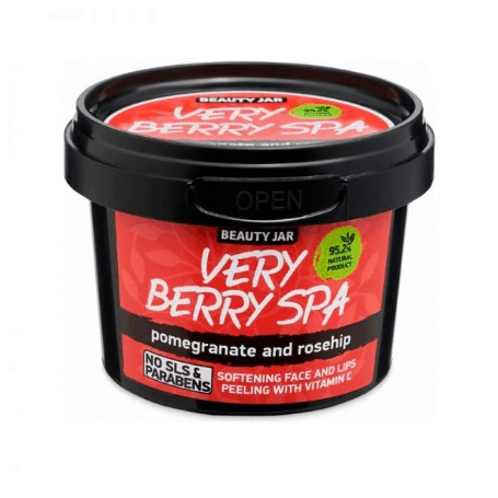 beauty jar very berry spa peeling c 120gr