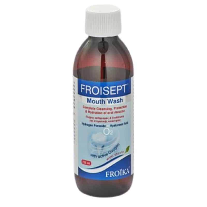 FROIKA Froisept Mouth Wash Στοματικό Διάλυμα με Ενεργό Οξυγόνο 250ml