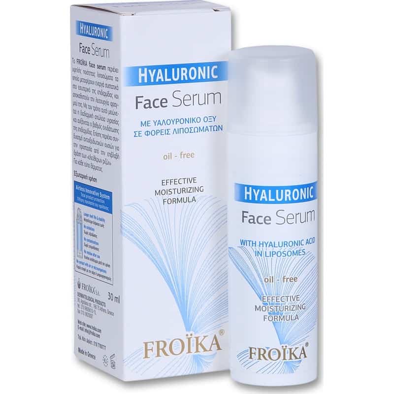 Froika, Hyaluronic Face Serum, Oil Free, Ορός Προσώπου με Υαλουρονικό Οξύ, 30ml
