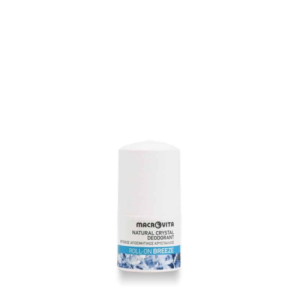 Macrovita Natural Crystal Deodorant Roll on Breeze 50ml