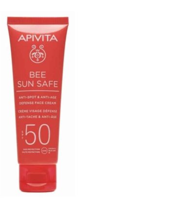 apivita bee sun safe antispot antiwrinkle cream spf50