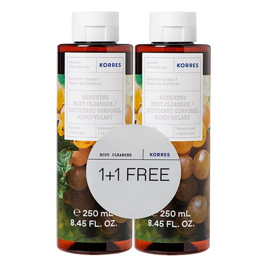 Korres Promo 1+1 Αφρόλουτρο Αμπέλι Σαντορίνης 2x250ml