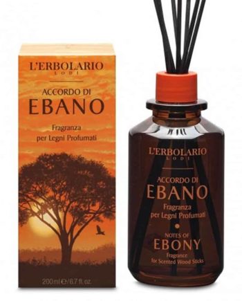 L'erbolario Fragrance For Scented Wood Sticks Accordo Di Ebano 200ml