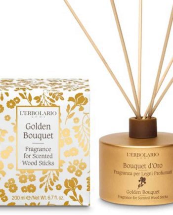 L'erbolario Fragrance For Scented Wood Sticks Bouquet D'Oro 200ml